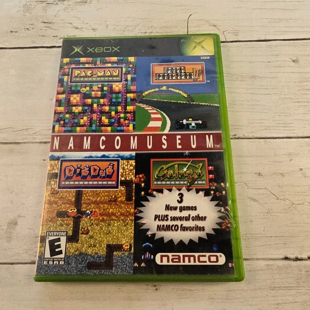 Namco Museum Microsoft Xbox Retro Arcade Classics Pac-Man Galaga Dig Dug Ms.